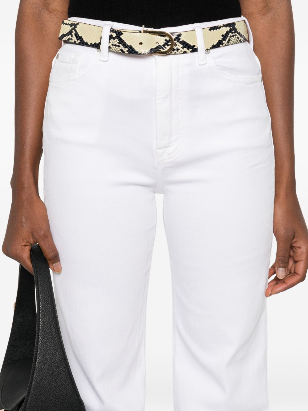 Seven Dojo Wide-Leg Denim Jeans White