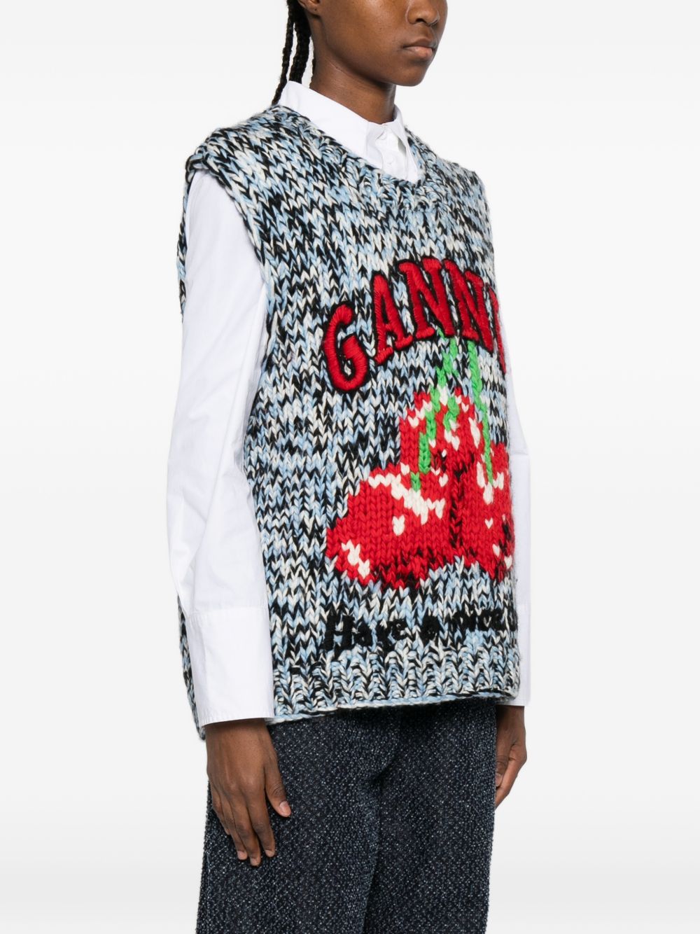 Ganni Sweaters - Azzurro