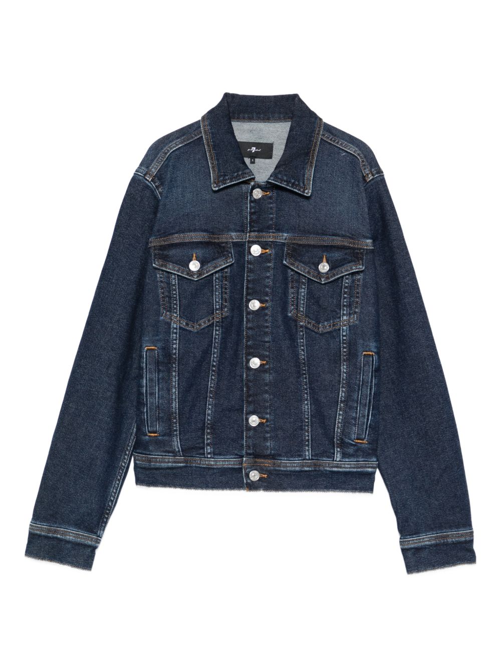 Seven Adi Denim Trucker Jacket Blue
