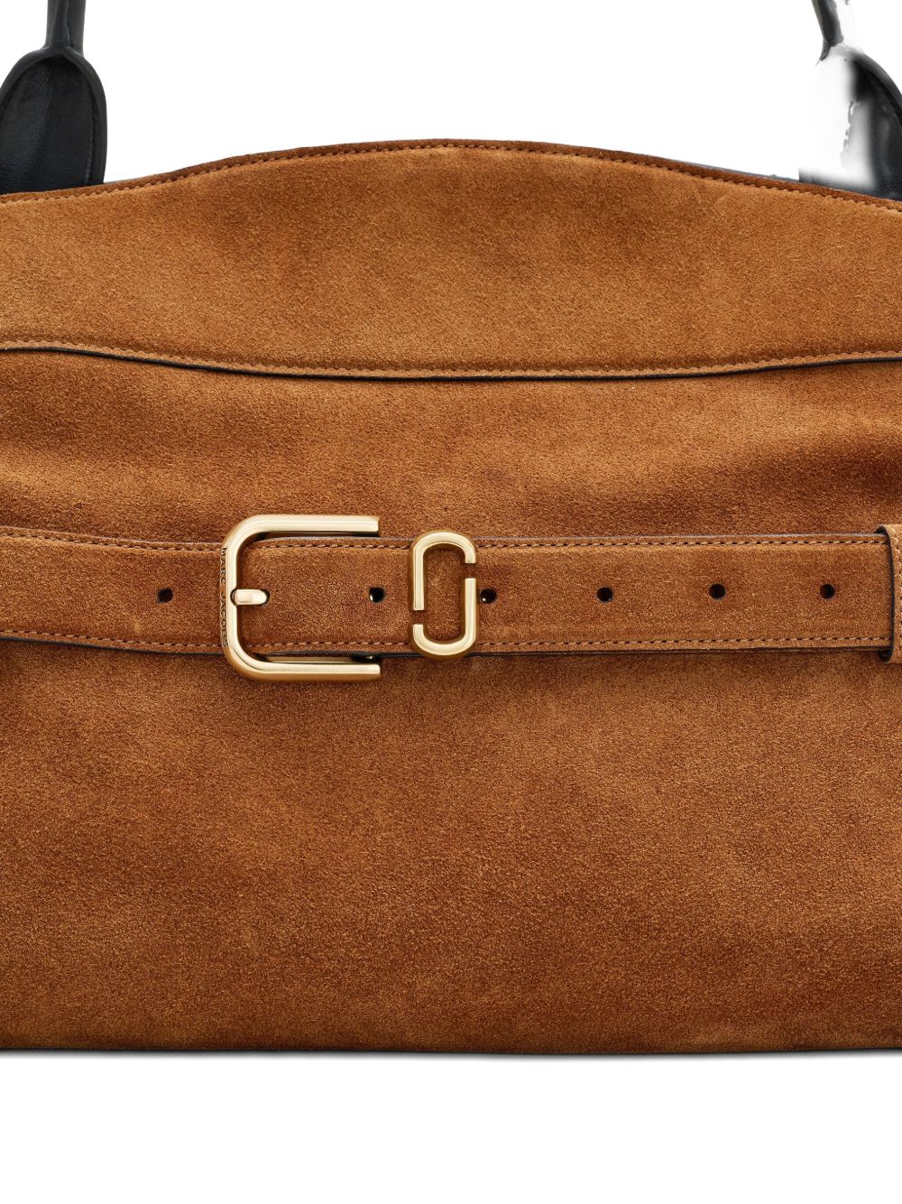 Marc Jacobs The Satchel Suede Shoulder Bag Leather Brown