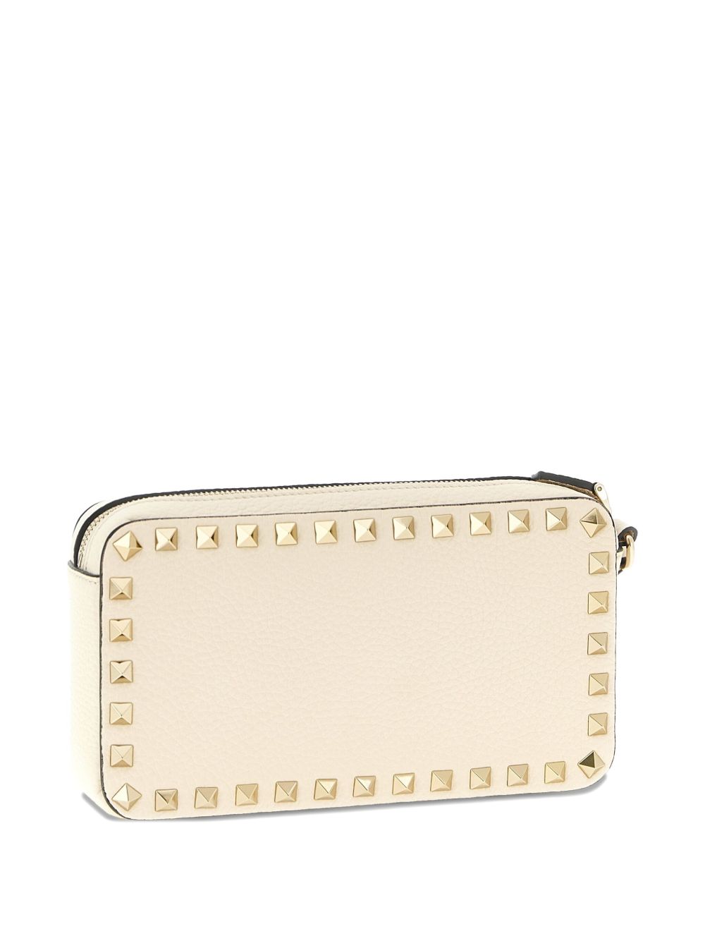 Valentino Garavani Rockstud leather mini bag Ivory