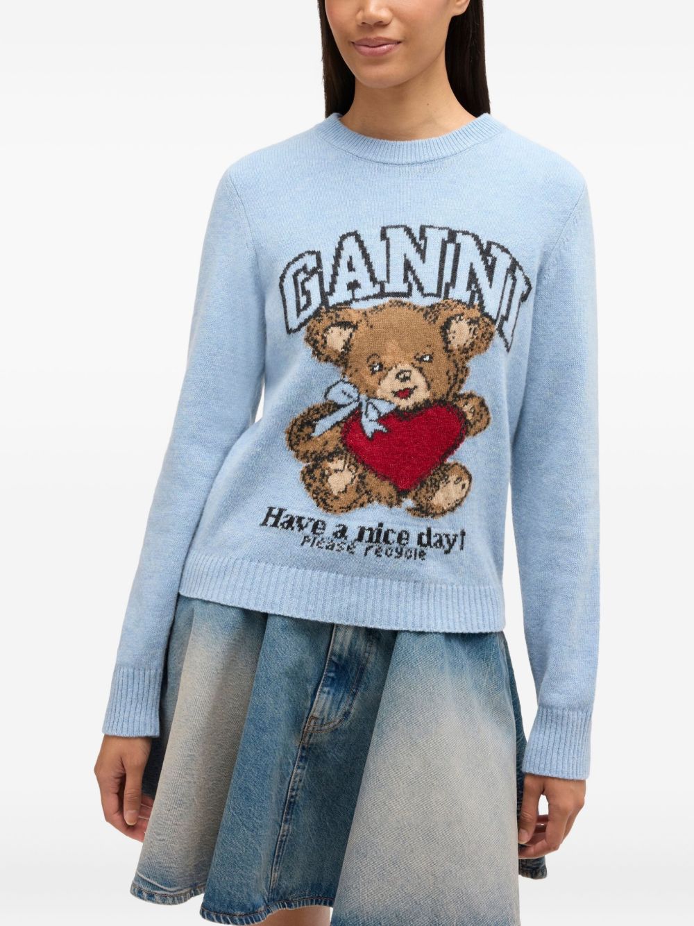Ganni Sweaters - Azzurro