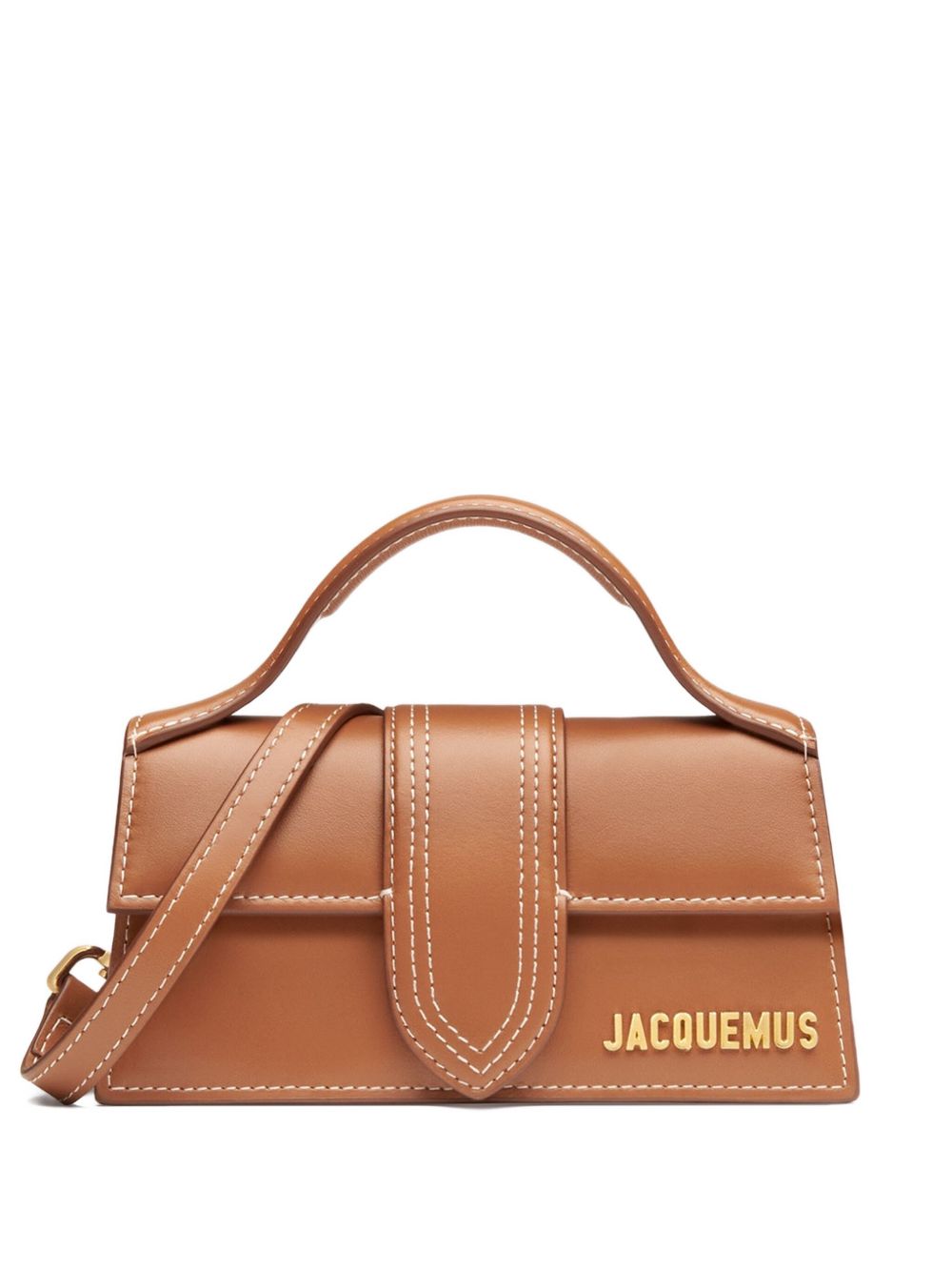 JACQUEMUS Le Bambino Leather Handbag Leather Brown