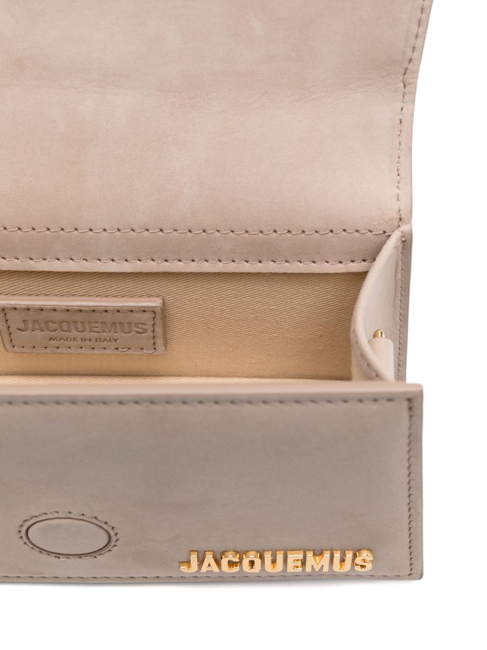 JACQUEMUS Le Bambino Leather Mini Bag Beige