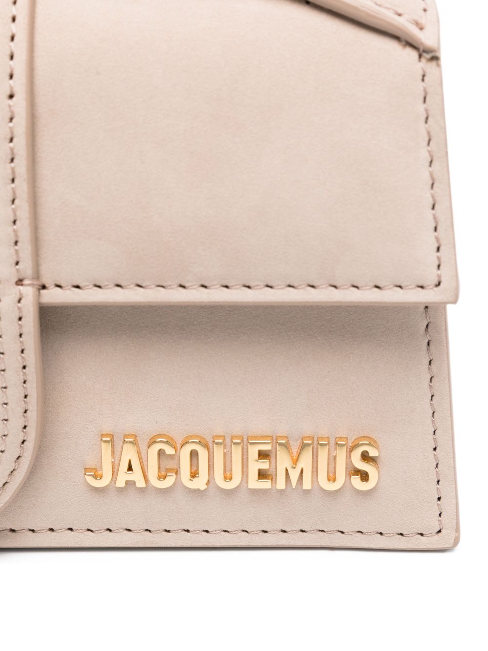 JACQUEMUS Le Bambino Leather Mini Bag Beige