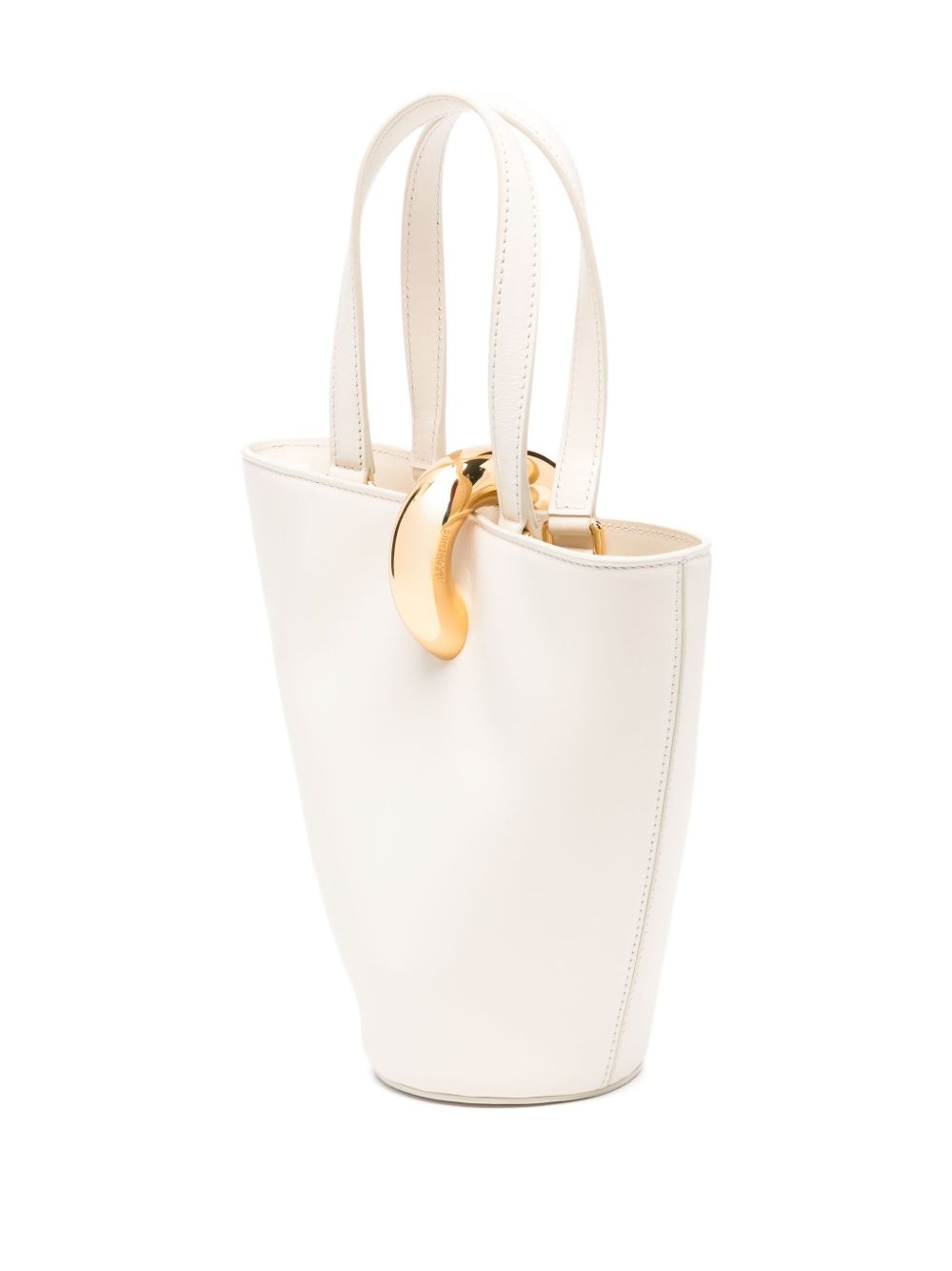JACQUEMUS Le Petit Bambola Bucket Bag Ivory