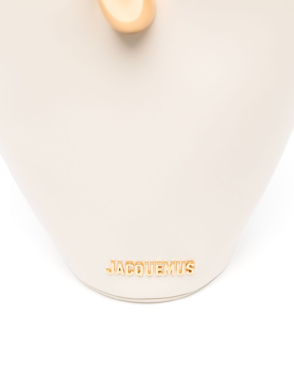 JACQUEMUS Le Petit Bambola Bucket Bag Ivory