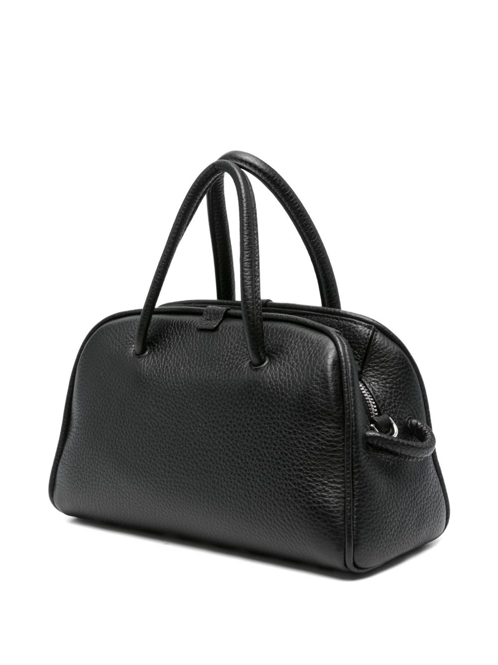 JACQUEMUS Le Petit Turismo Leather Handbag Black