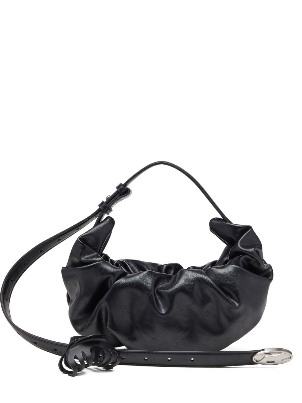 Diesel Grab Small Hobo Bag Black