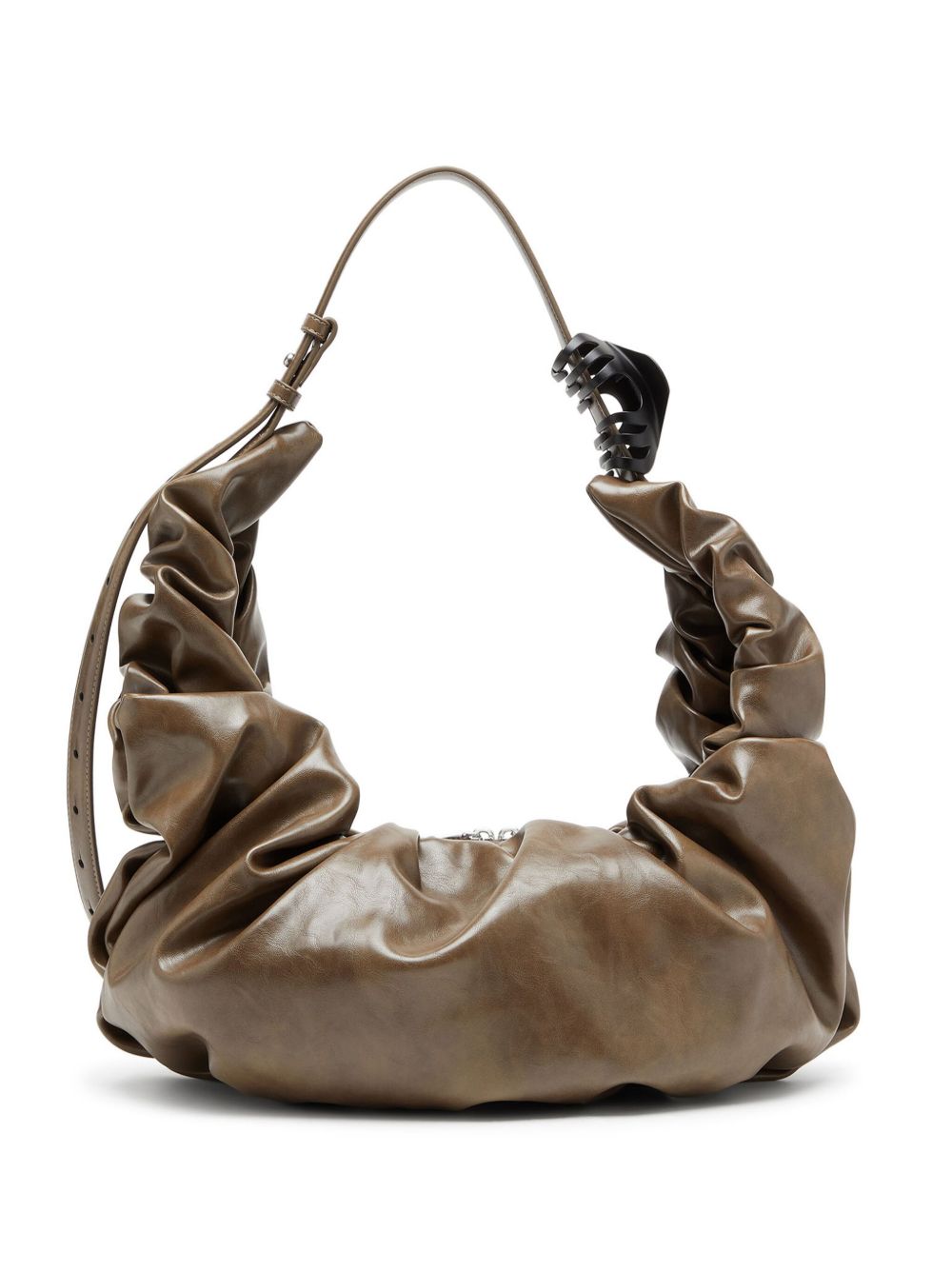 Diesel Grab Large Hobo Bag Brown