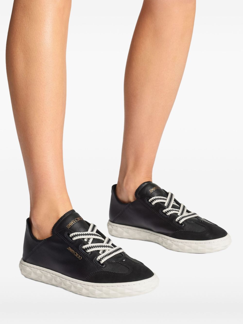 Jimmy Choo Diamond Light Flex Sneakers Black