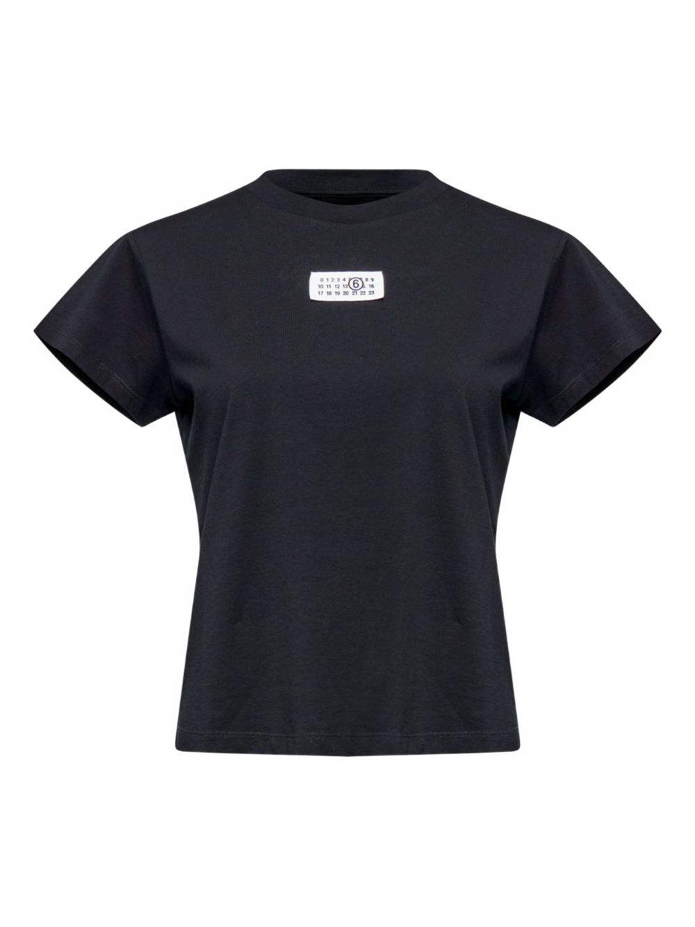 MM6 Maison Margiela Logo cotton t-shirt BLACK