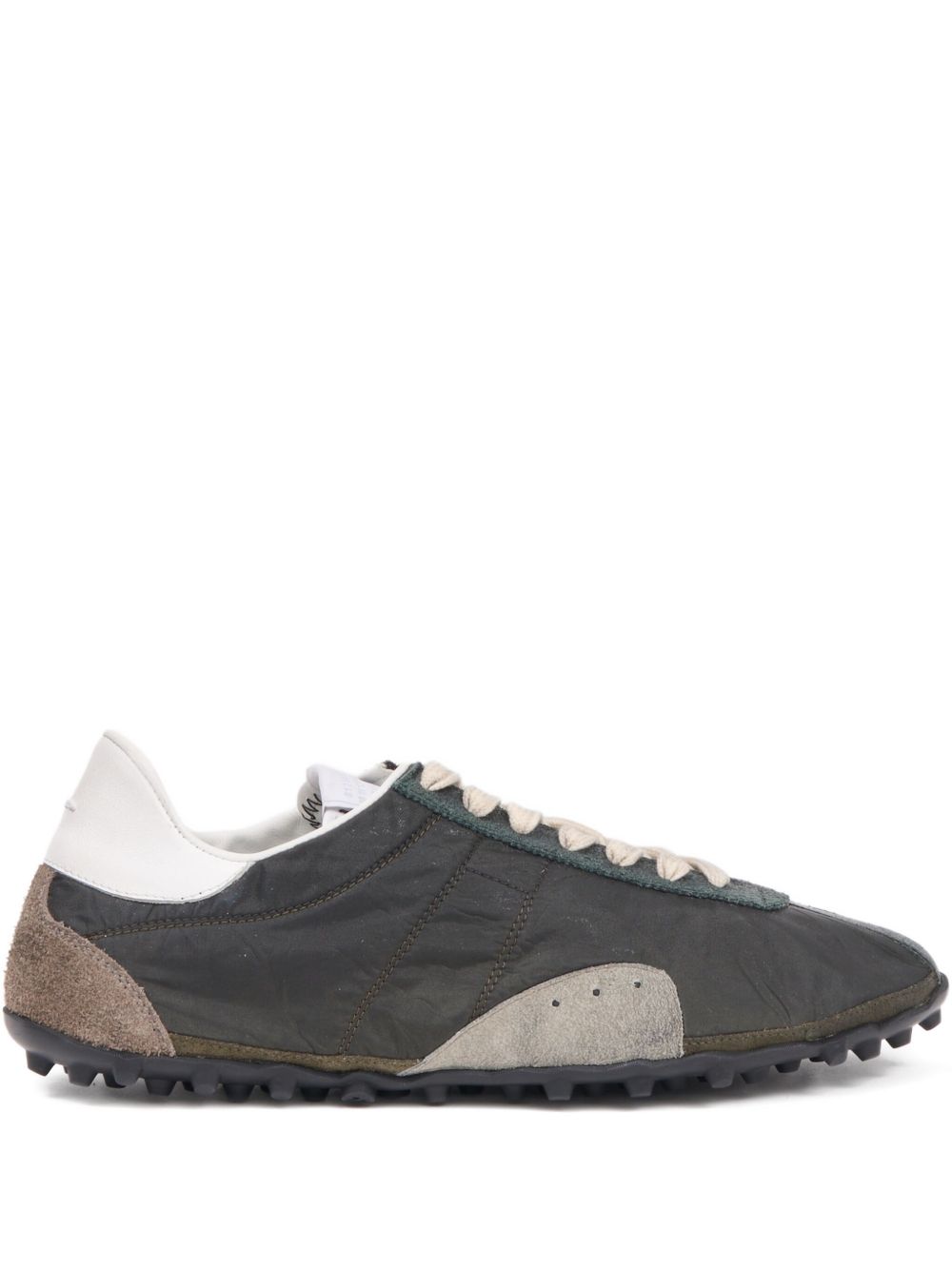 Maison Margiela Sprinters Low Leather Sneakers Green Green