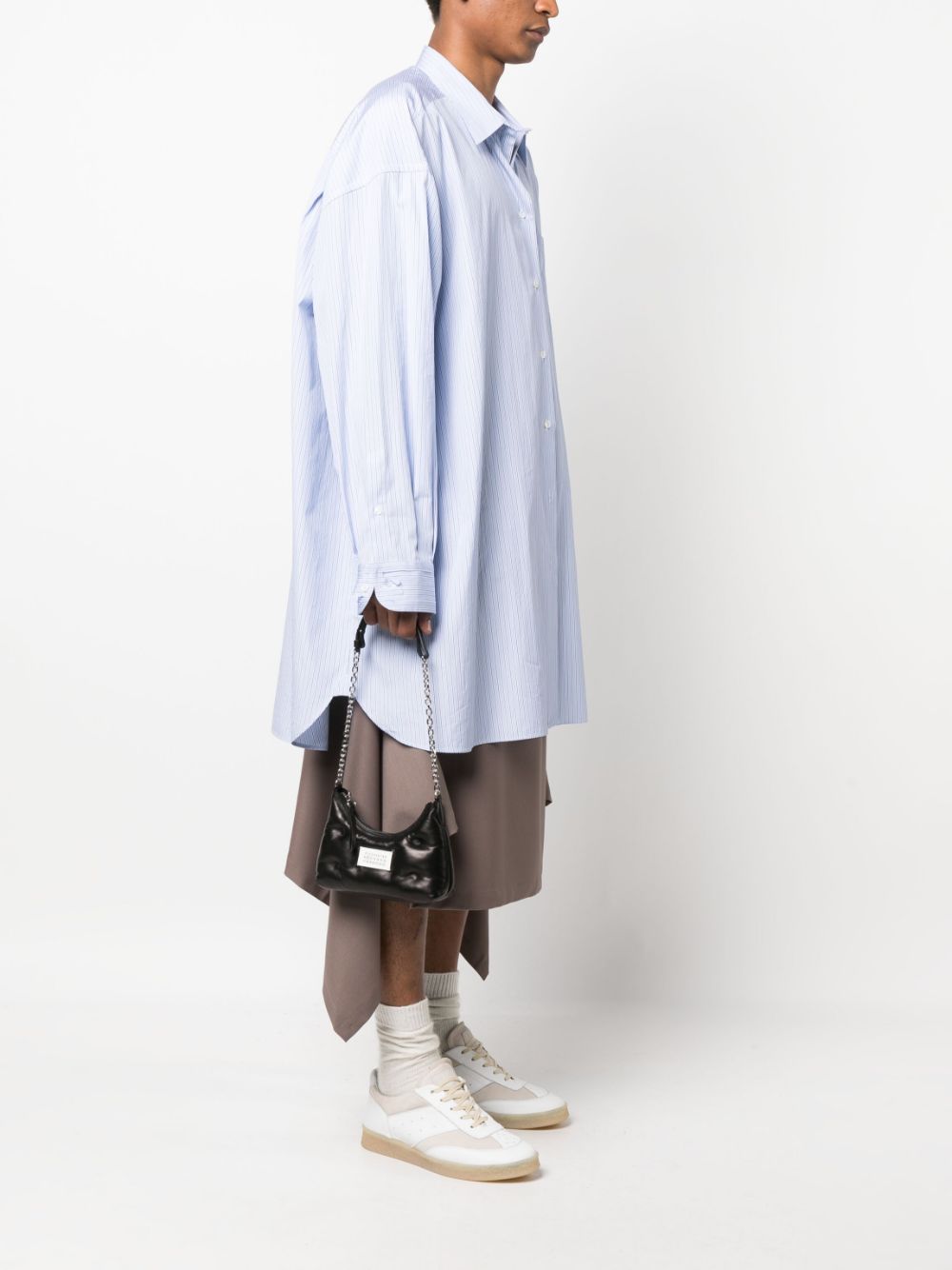 Maison Margiela Glam Slam Micro Leather Hobo Black