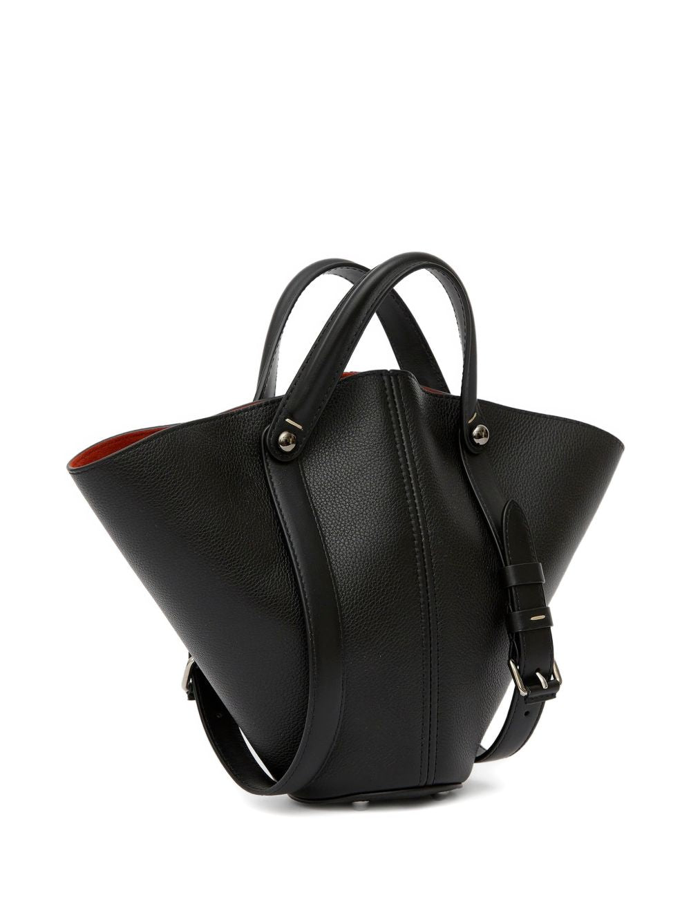 Maison Margiela Dress-Age Small Leather Handbag Black
