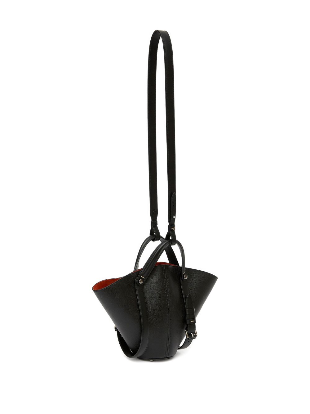 Maison Margiela Dress-Age Small Leather Handbag Black