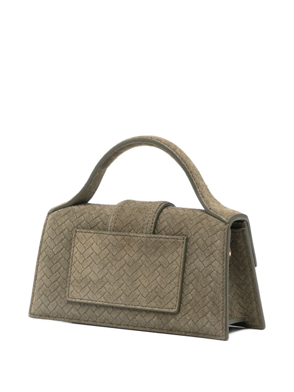 JACQUEMUS Le Bambino Calf Leather Handbag Green