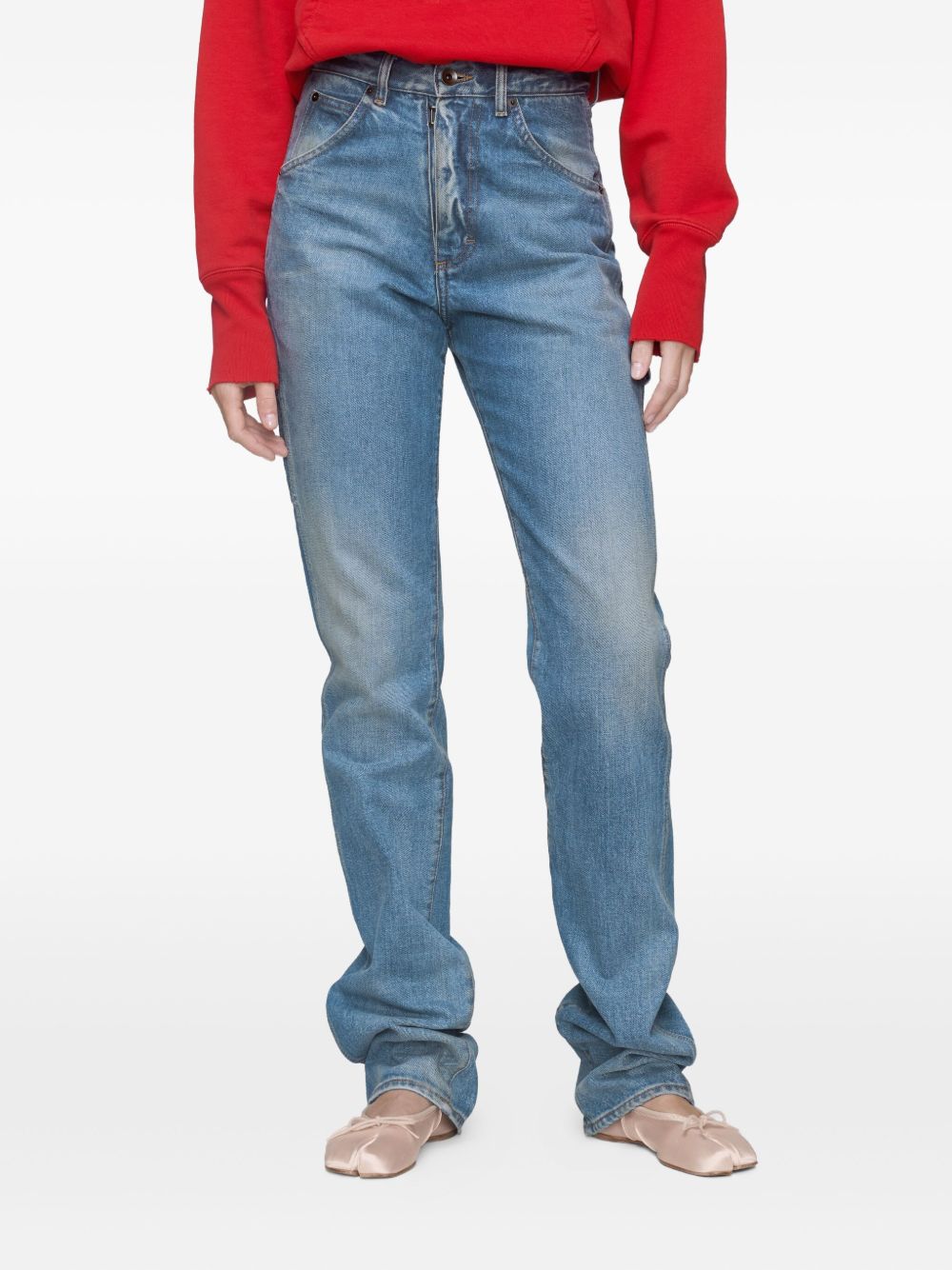 Maison Margiela Denim Straight Jeans Clear Blue