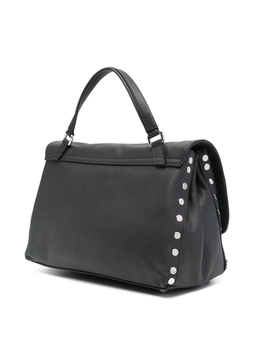 Zanellato Postina Small Leather Handbag Black