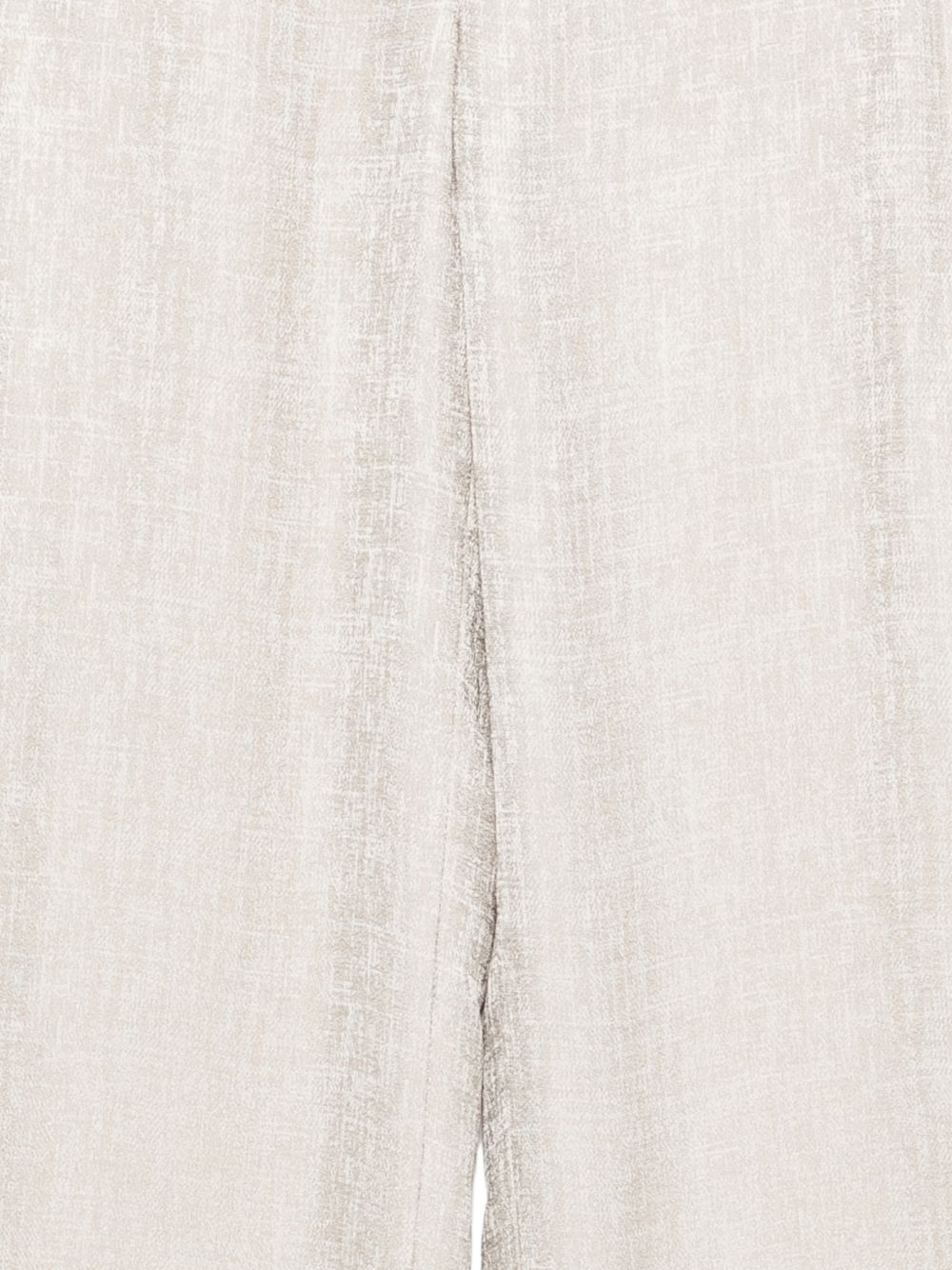 Emporio Armani Straight-Leg Viscose Trousers Beige