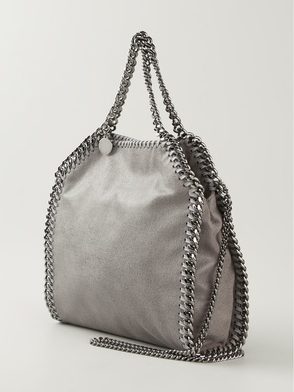 Stella McCartney Falabella Mini Tote Light Grey