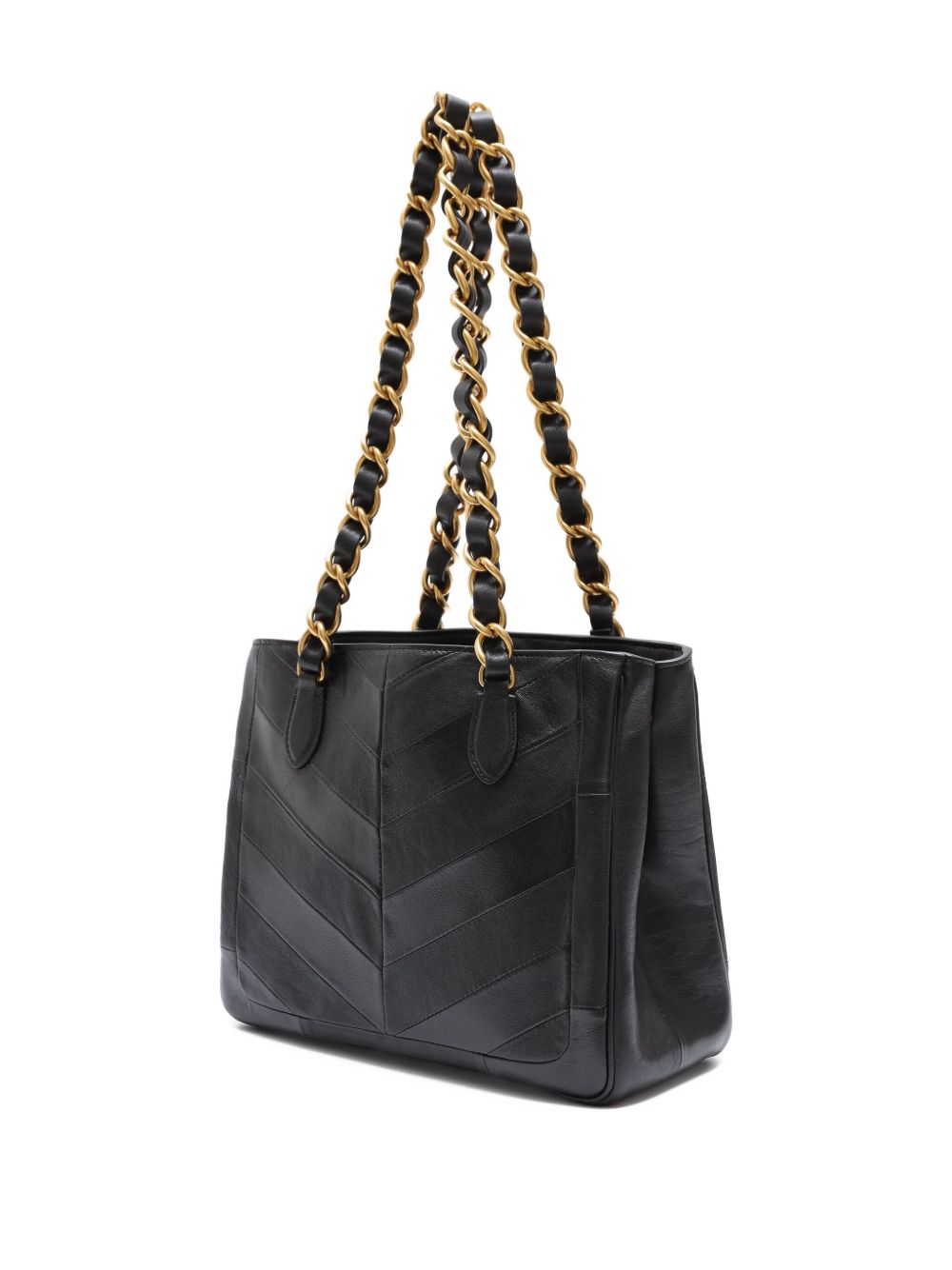 Valentino Garavani Laseine Small Leather Shoulder Bag Black