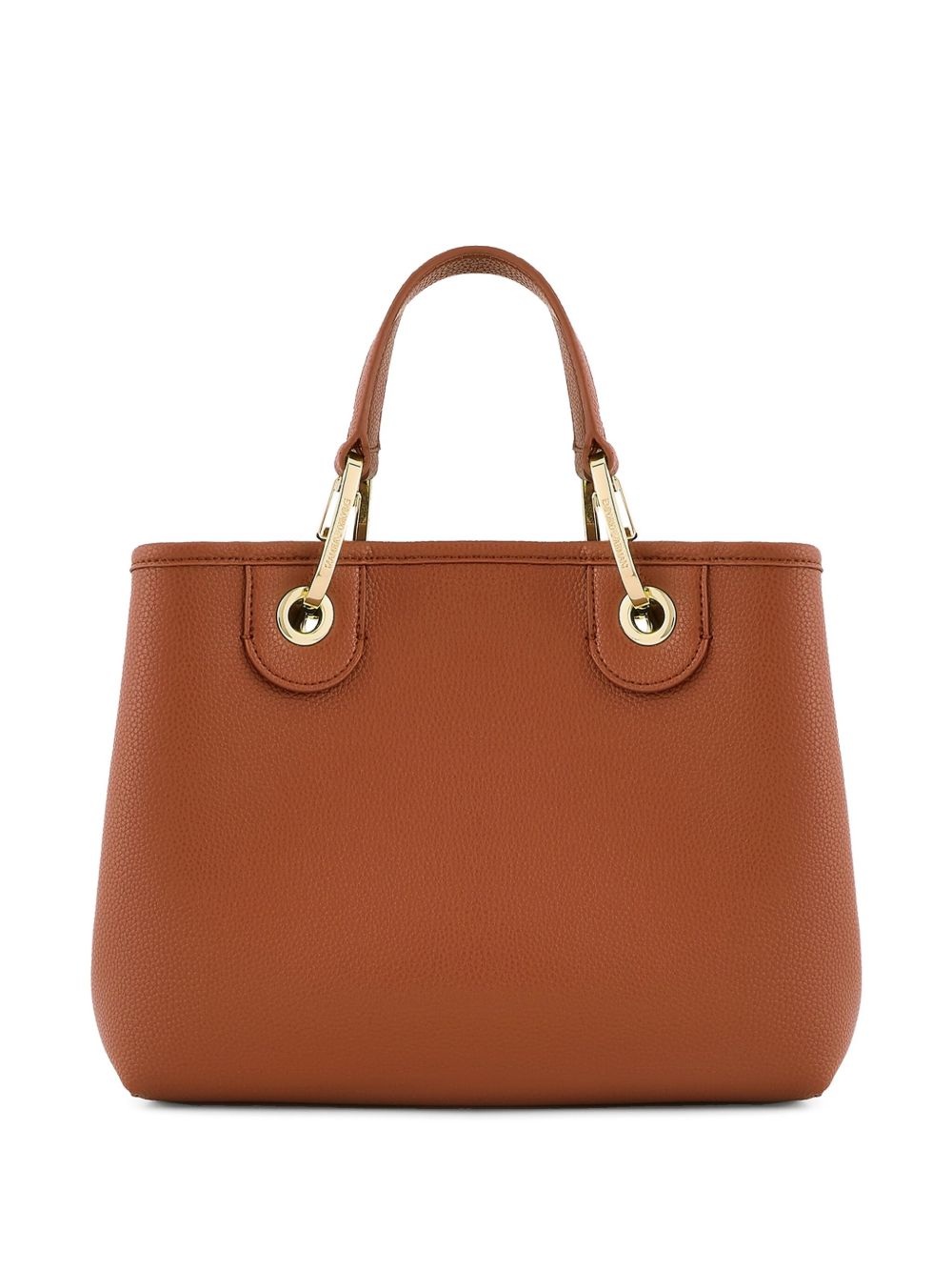 Emporio Armani MyEA Small Shopping Bag Leather Brown