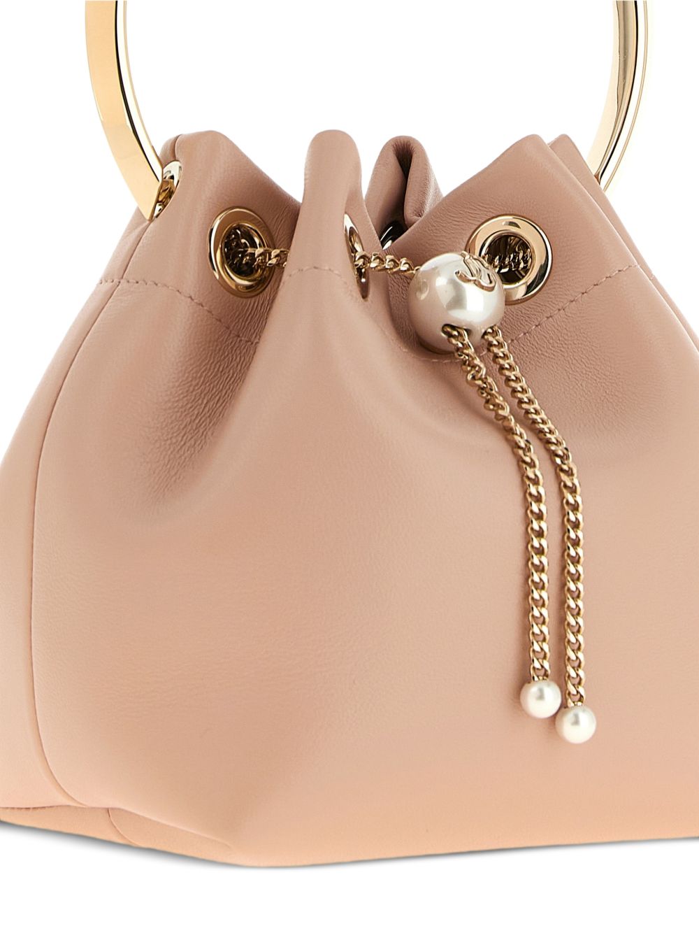 Jimmy Choo Bon Bon Bucket Bag Powder powder