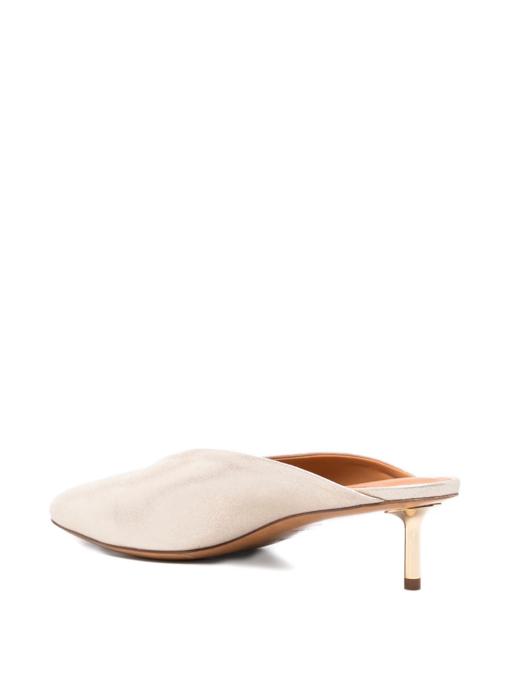 Forte Forte Platform Leather Sandals Grey