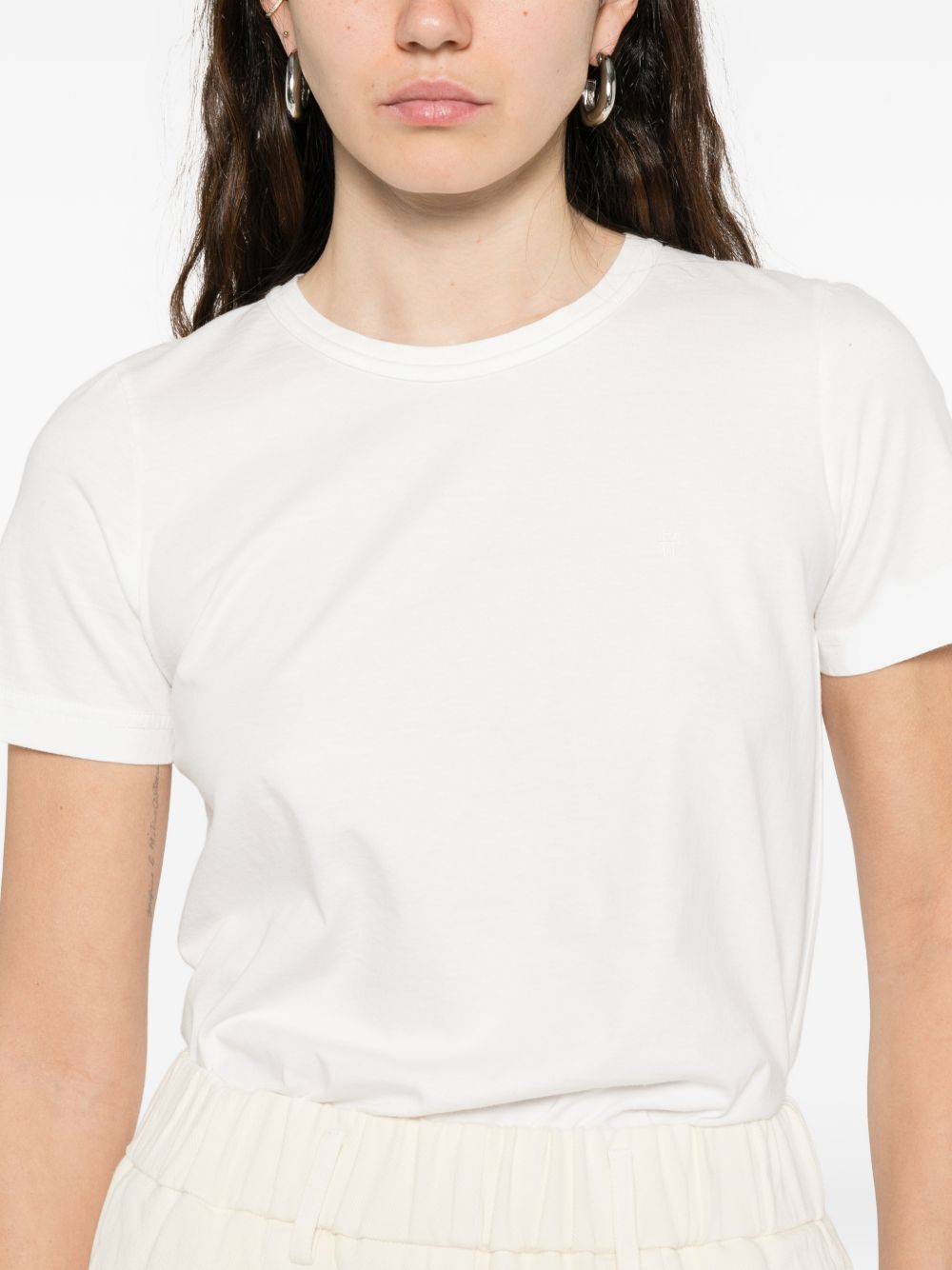 Forte Forte Organic Cotton Crew T-Shirt White