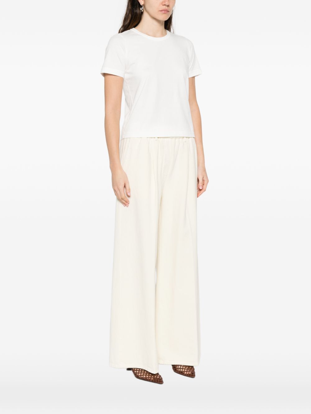 Forte Forte Organic Cotton Crew T-Shirt White