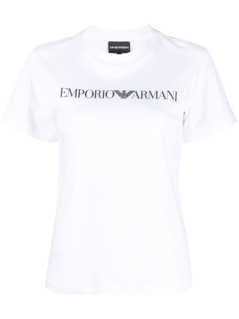 Emporio Armani Logo Cotton T-Shirt White
