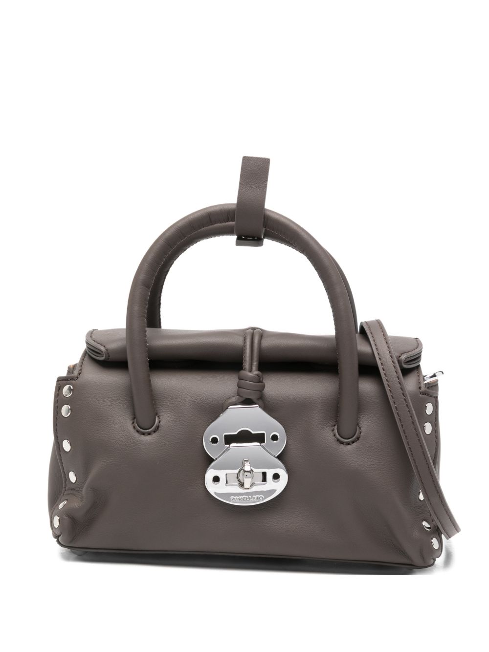 Zanellato Dotta Saeta Baby Leather Handbag Brown