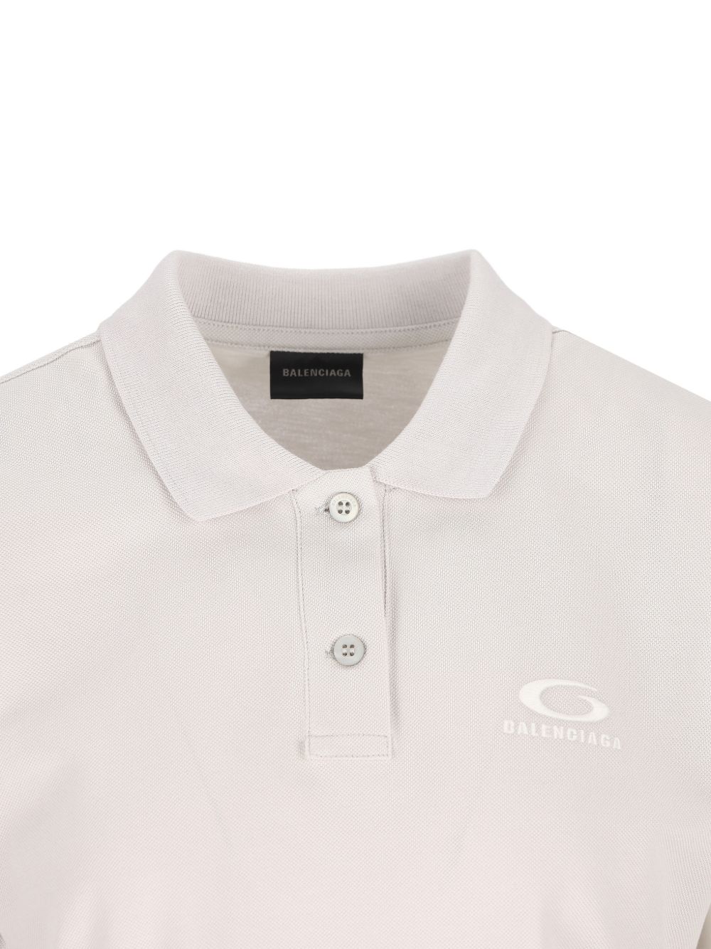 Balenciaga Classic Cotton Polo Shirt White