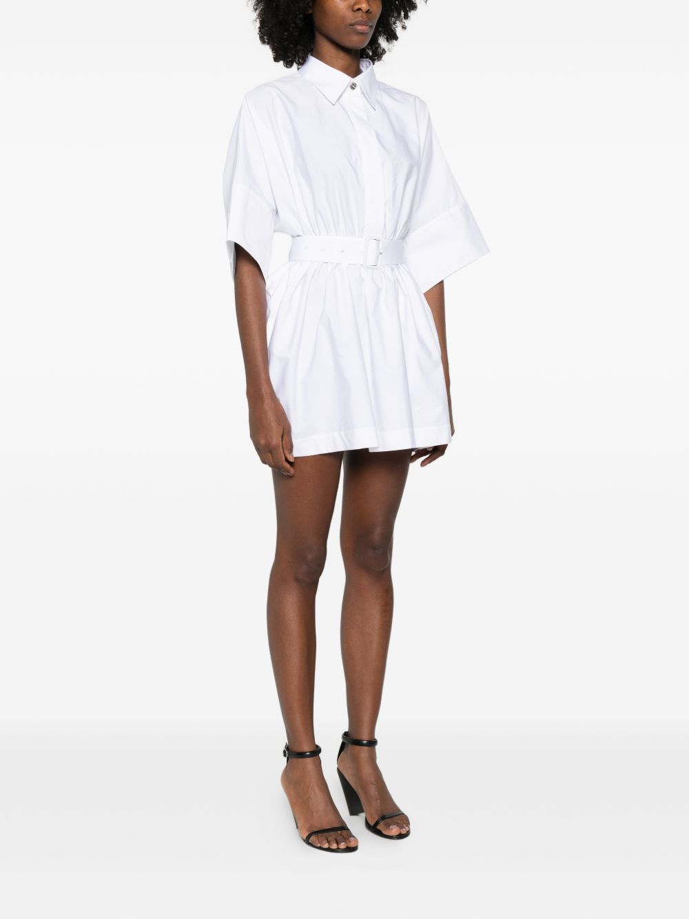 Givenchy Cotton Short Shirtdress White