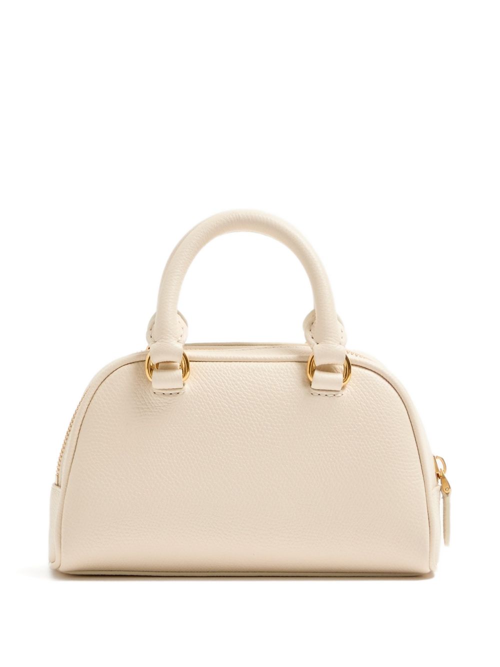 Valentino Garavani VLogo Signature Mini Bowling Bag Ivory