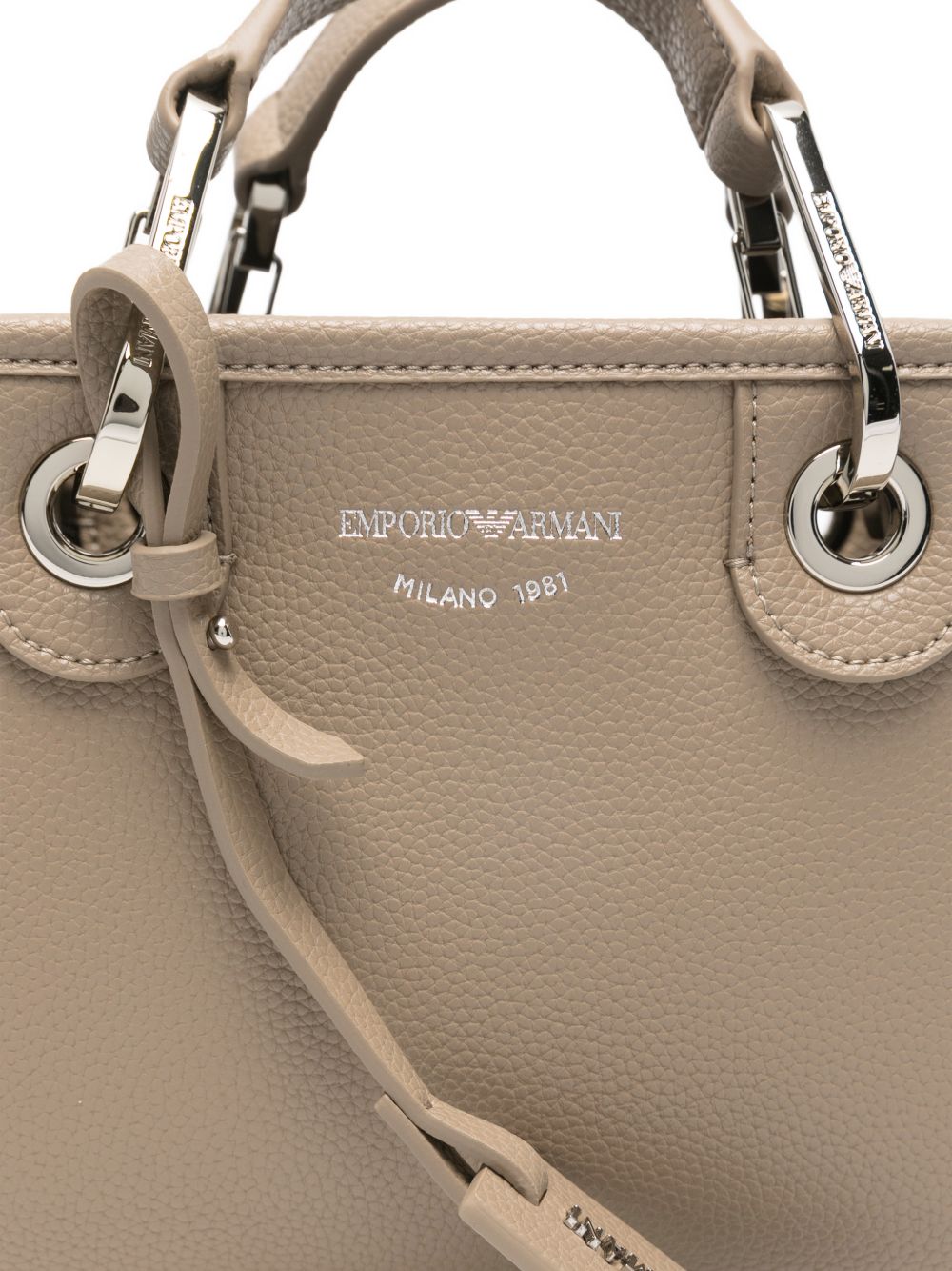 Emporio Armani MyEA xsmall shopping bag Dove Grey