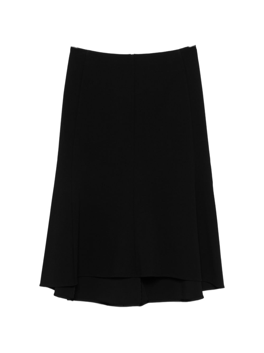 Jil Sander Asymmetric Mini Skirt Black black