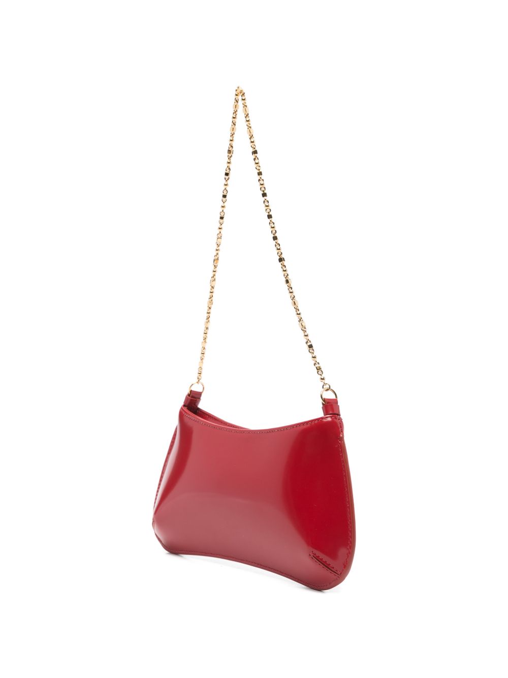JACQUEMUS Le Petit Bisou Chain Bag Red
