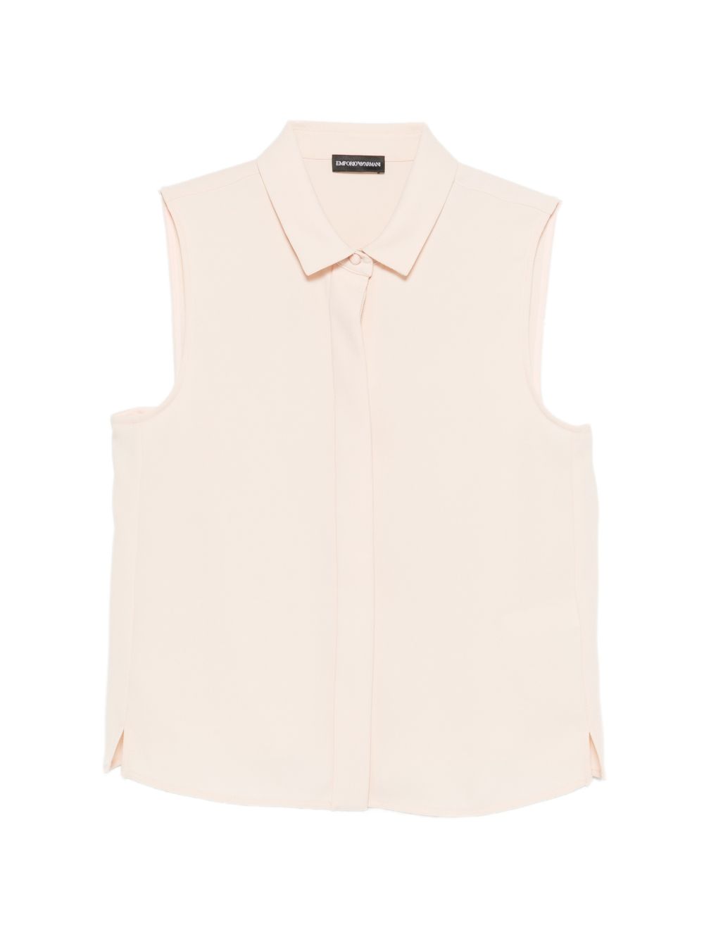 Emporio Armani Sleeveless Button Blouse Powder powder