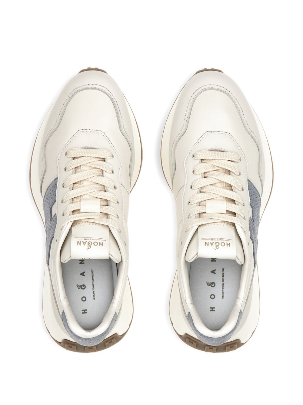 Hogan H641 Leather Perforated Sneakers White