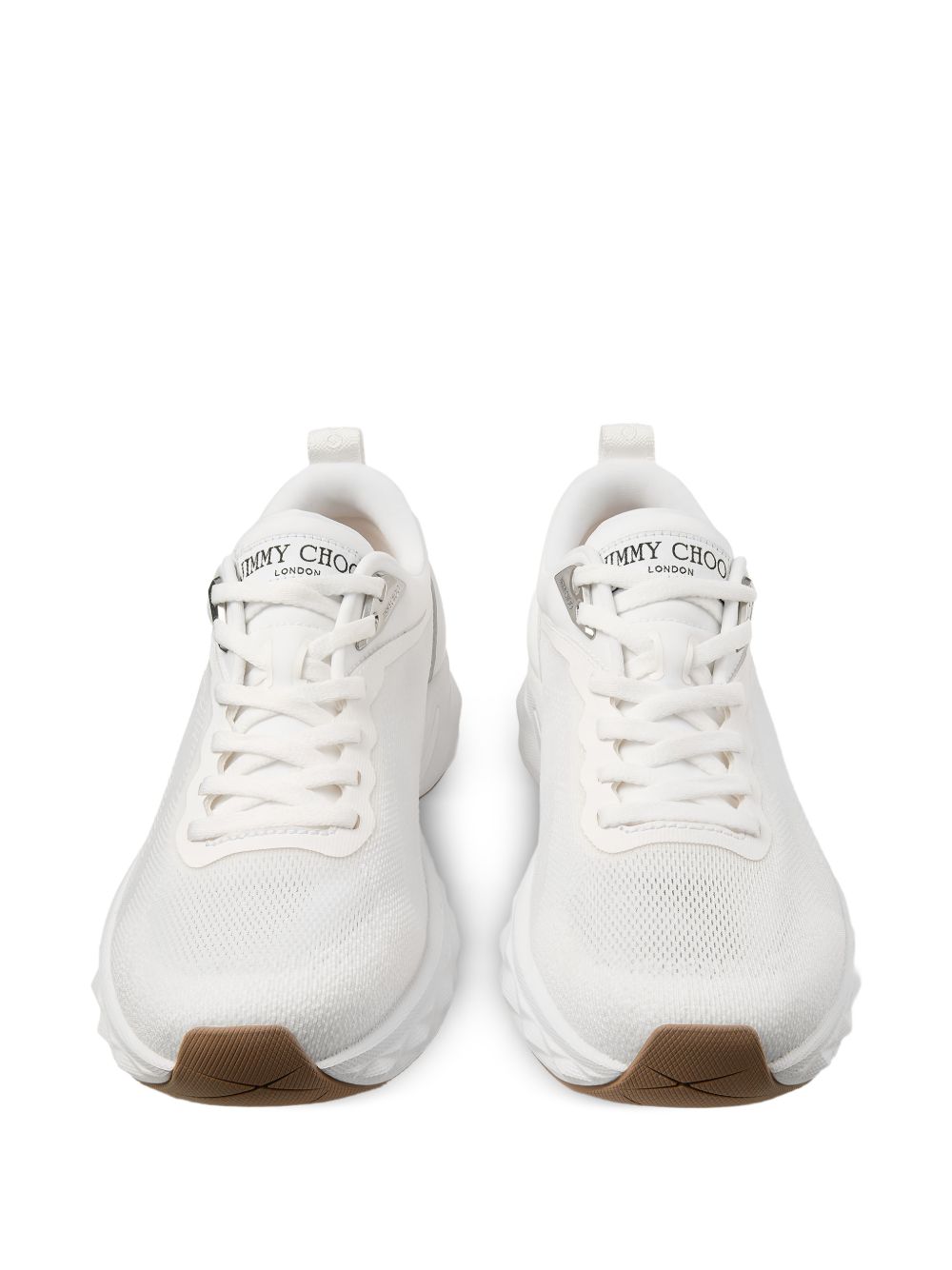 Jimmy Choo Diamond Run Leather Sneakers White