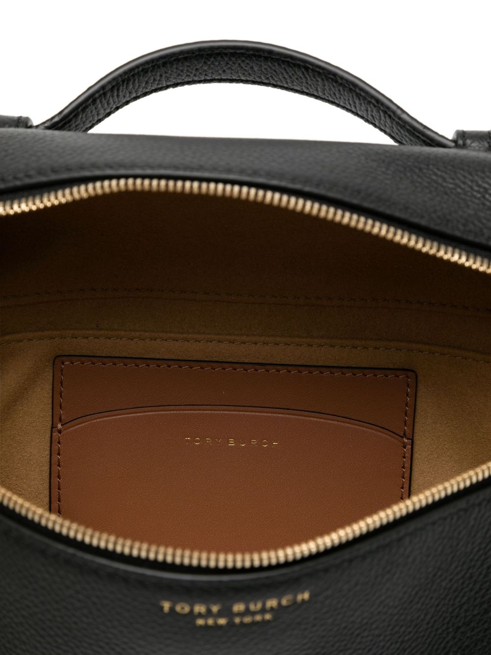 Tory Burch Leather Shoulder Handbag Black