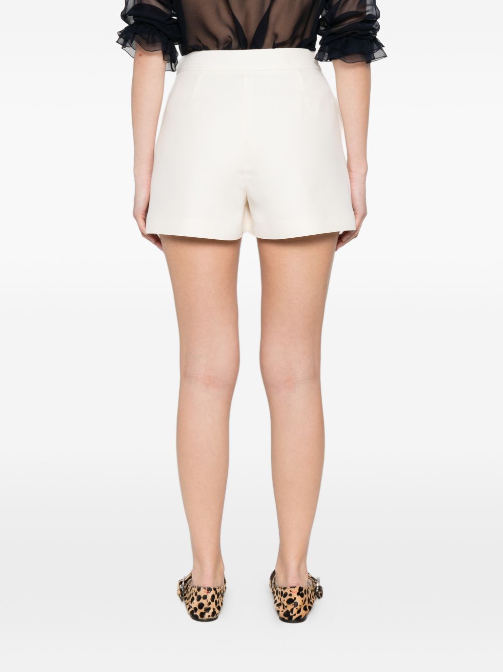 Valentino VLogo Signature Tailored Shorts Ivory Ivory
