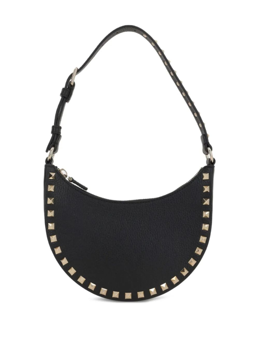 Valentino Garavani Rockstud hobo mini bag BLACK