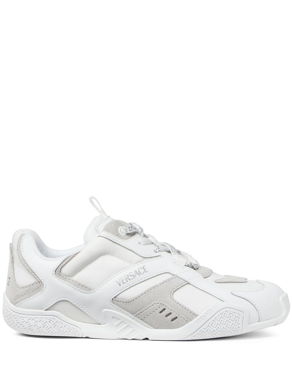 Versace Galaxia Leather Sneakers White