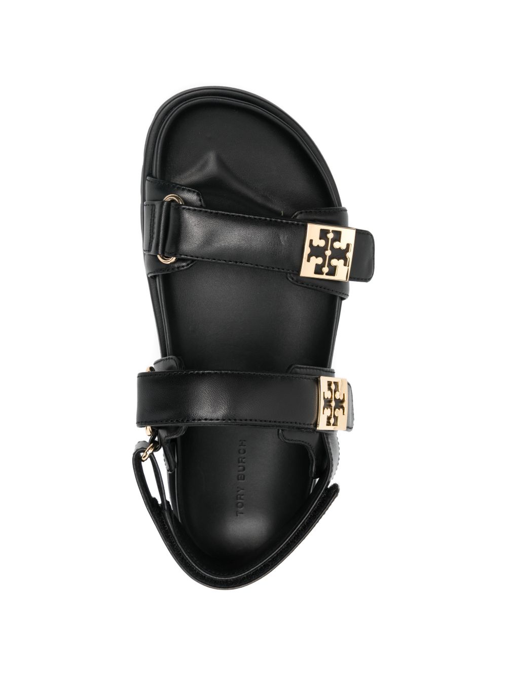 Tory Burch mellow sport leather sandals black