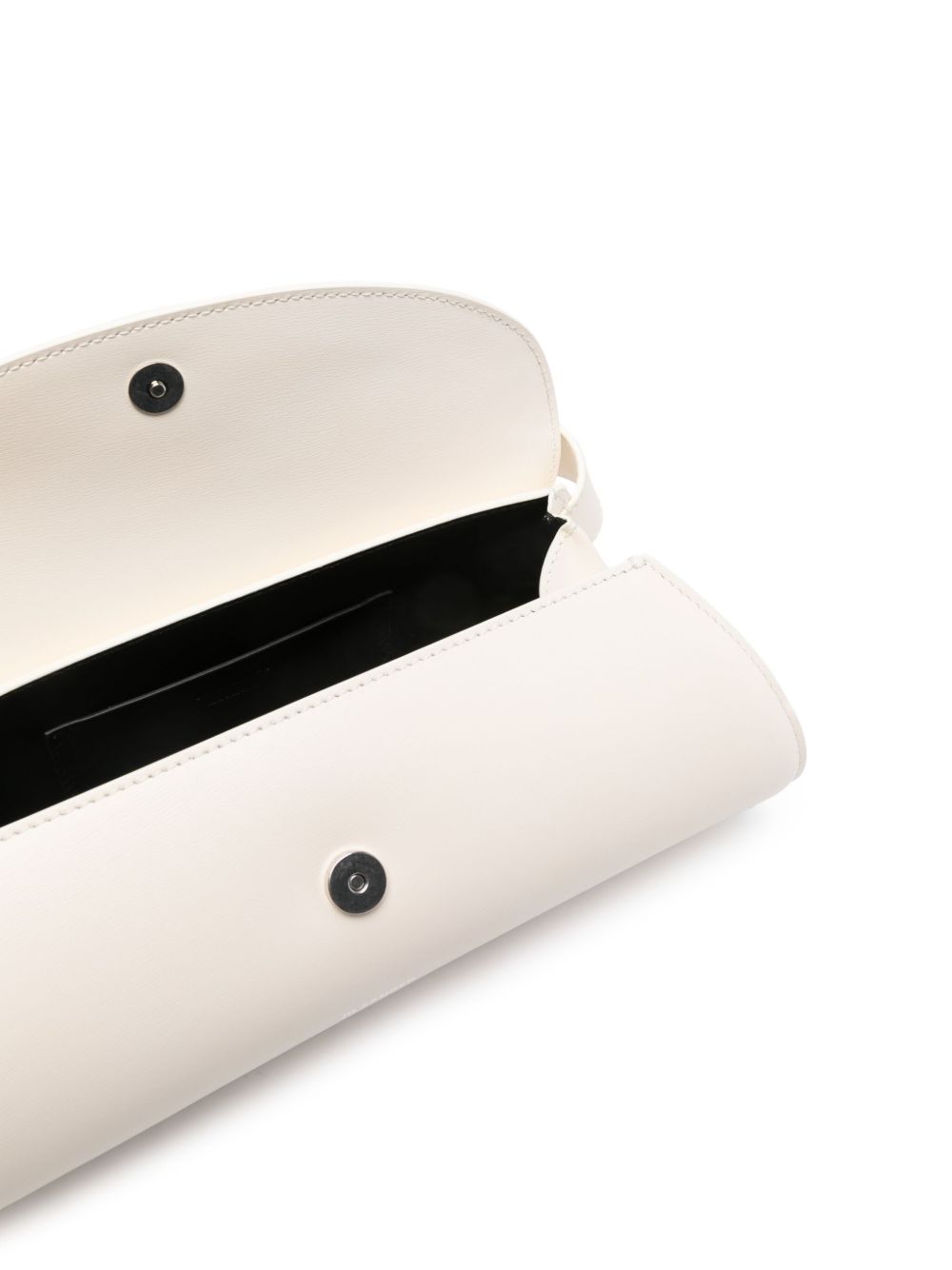 Jil Sander Cannolo Small Leather Shoulder Bag White