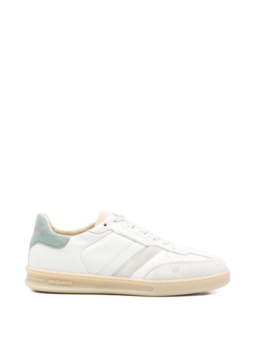 Woolrich Double U Leather Sneakers Clear Blue
