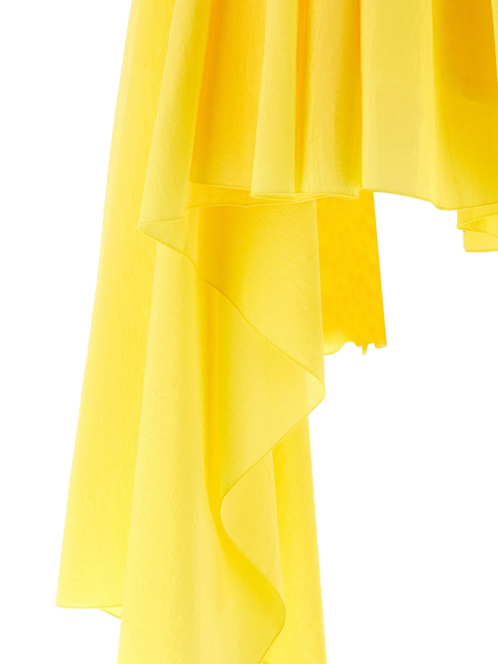 JACQUEMUS Triangle Mini Flared Dress Yellow